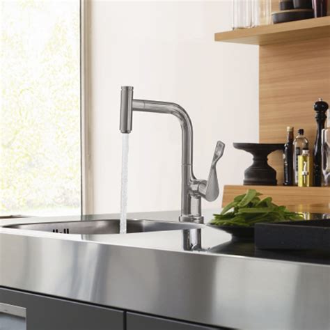 Axor Citterio Select Kitchen Mixer Tap Pull Out Spout Swivelling