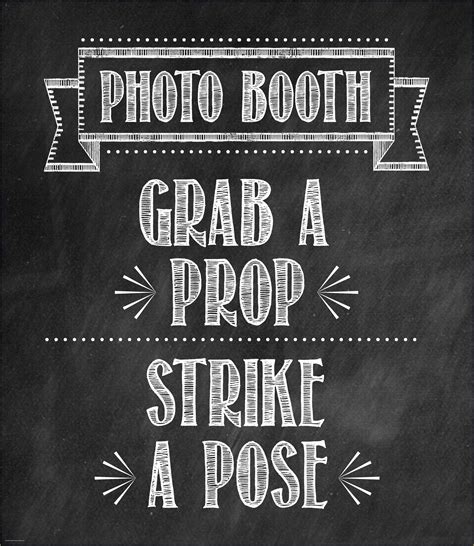 Printable Photo Booth