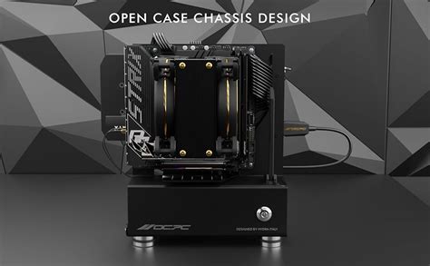 Amazon OCPC Mini Itx Case Hydra Italy Mini Itx Pc Case Open Air