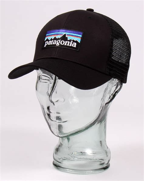 Patagonia P6 Trucker Cap Black Hats And Caps From 80s Casual Classics