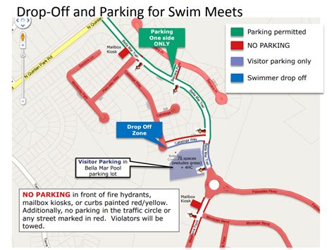 Away Meet Parking Plan And Maps Brushy Creek Marlins