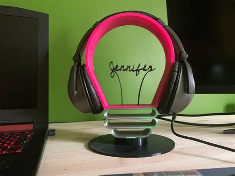 Personalized Headphone Stand Great Addition For Gamers Etsy India