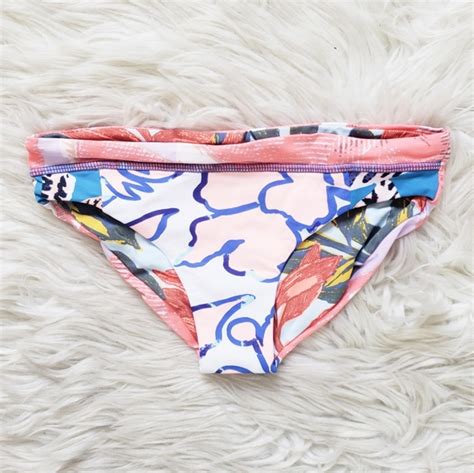 Maaji Swim New Maaji Girl Reversible Floral Pattern Baby Blue Bikini Bottom Poshmark