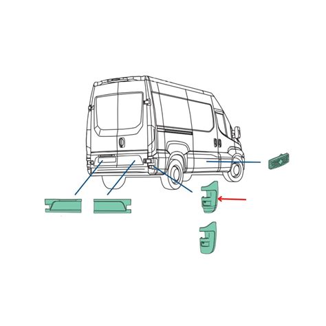 Corni Re De Pare Choc Arri Re Gauche Iveco Daily