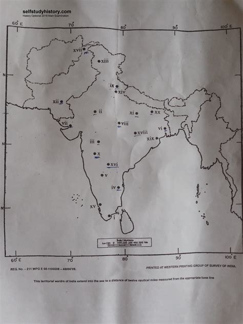 Map Based Questions With Solution Of Main Examination Self Study