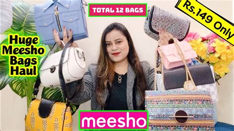 Meesho Bag Haul Starting Rs 149Meesho Handbags Clutch Sling Bag