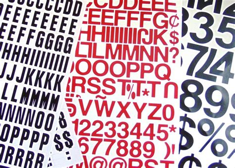 Sticky Letters Numbers Self Adhesive Letters And Numbers