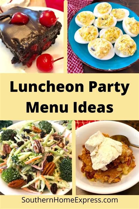 Fall Lunch Menu Ideas