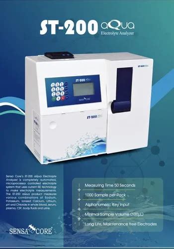 Sensa Core St Aqua At Rs Electrolyte Analyzer In Surat Id