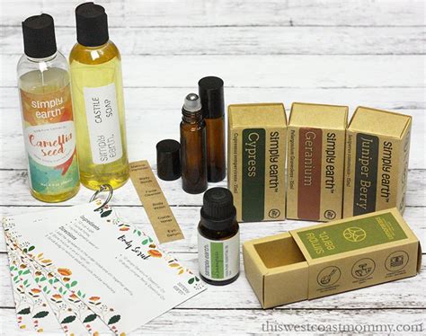 Simply Earth Essential Oils Subscription Box DIY With Oils This