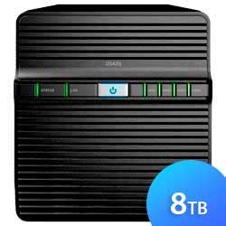 DS420j Synology Diskstation Storage NAS 4 Baias SATA SSD