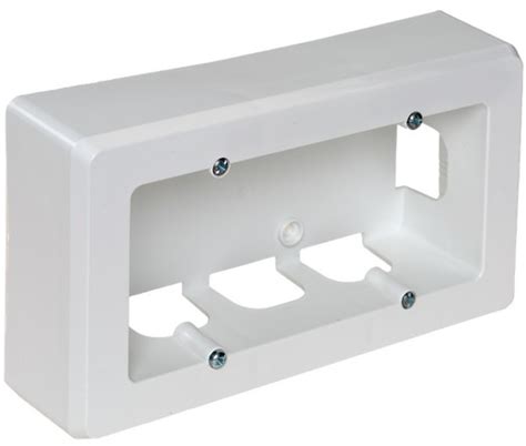 Caja De Mecanismos De Superficie Para 2 Elementos 165 X 96 X 43 Mm