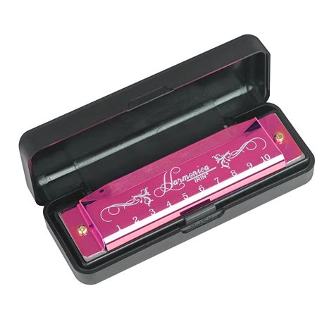 IRIN 10 Hole Harmonica Key Of C 20 Tone Musical Gift With Storage Case