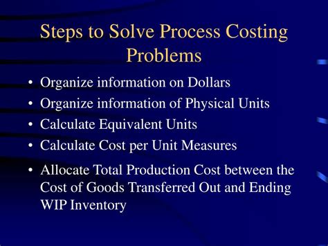 Ppt Process Costing Powerpoint Presentation Free Download Id3268101