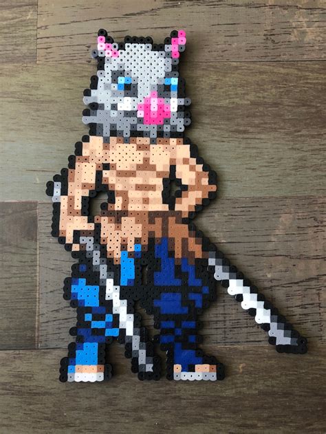 Inosuke 2D Perler Etsy