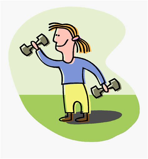 Exercise Weight Loss Clip Art - Strength Training Cartoon , Free ...