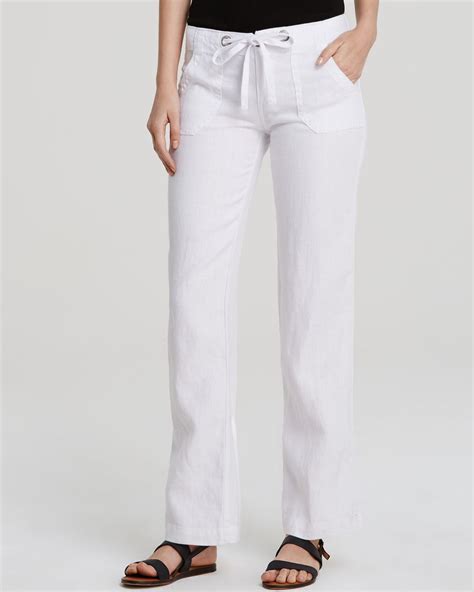 Sanctuary Linen Beach Comber Pants In White Lyst