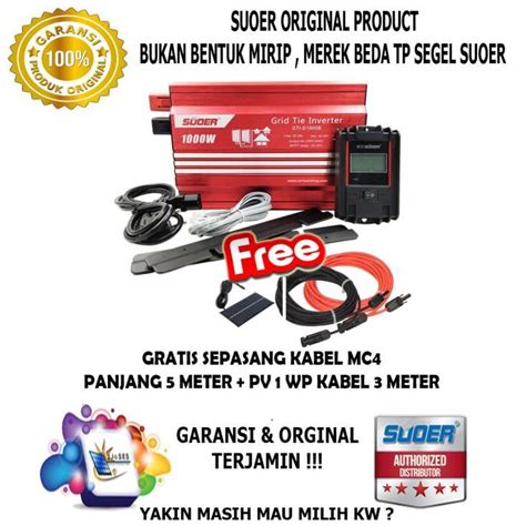 Jual Inverter Suoer On Grid W Grid Tie Gti Watt Shopee