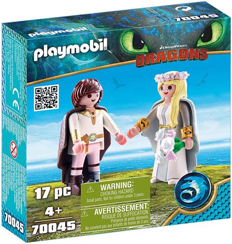 Playmobil Dreamworks Dragons Astrid & Hiccup 70045 - Best Educational ...