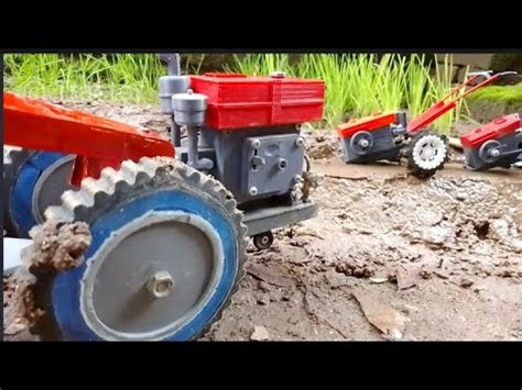 Wow 4 Traktor Sawah Terguling Di Area Lumpur YouTube