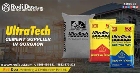 Trusted Ultratech Cement Supplier In Gurgaon A Comprehensive Guide