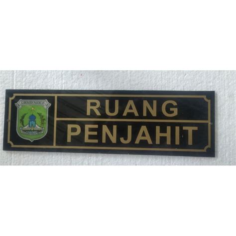 Jual Papan Nama Ruang Sekolah 9 X 30 Nama Ruang Sekolahpapan Nama