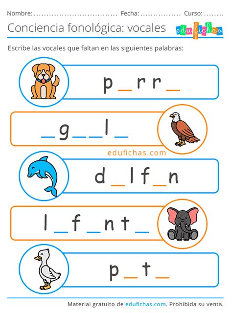 Completar Con Vocales Cuadernos Para Ni Os Actividades De Lectura