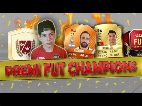 PACK DA 100K PREMI FUT CHAMPIONS FIFA 17 ITA PREMI WEEKEND LEAGUE