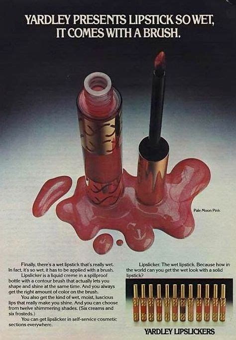 Yardley Lipslickers Ad 1976 Vintage Makeup Ads 70s Makeup Vintage