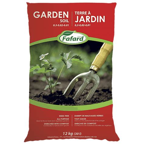 Terre à Jardin FAFARD avec compost Hortiplan