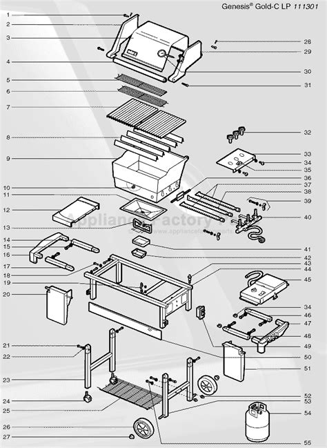Weber Genesis Gold Gas Grill Parts | Reviewmotors.co