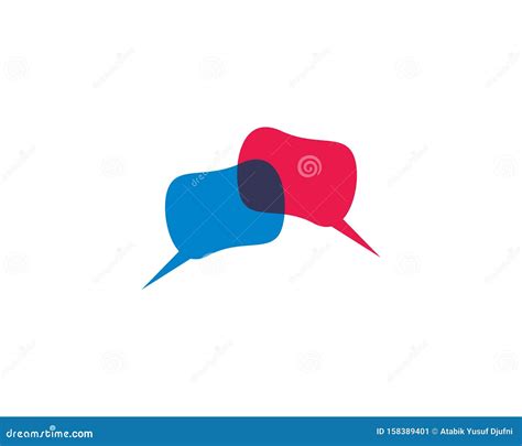 Speech Bubble Symbol Illustration Stock Vector Illustration Of Template Element 158389401