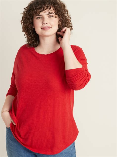 Everywear Slub Knit Plus Size Tee Old Navy