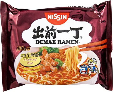 Nissin Nouilles Instantanées Bœuf Demae Ramen Ramen Japonais au goût