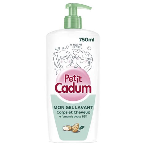 Cadum Gel Lavant Corps Et Cheveux Enfant L Huile D Amande Douce Bio