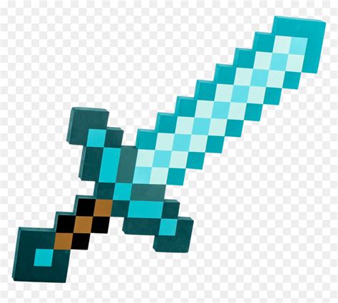 Transparent Minecraft Diamond Sword Png Minecraft Diamond Sword