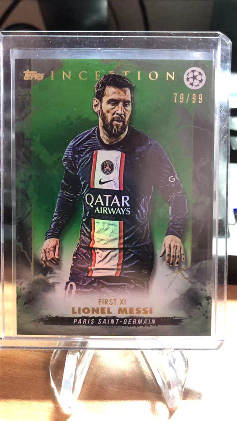 Topps Uefa Champions League Lionel Messi Inception C