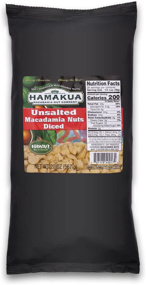 Amazon NOW Foods Macadamia Nuts Dry Roasted With Sea Salt