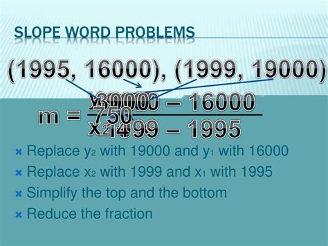 Ppt Slope Word Problems Powerpoint Presentation Free Download Id