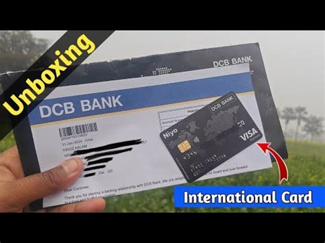 Niyo Global Dcb Bank Debit Card Unboxing Niyo Dcb Bank Card Unboxing