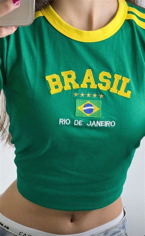 Pin by Yume Kitazawa on Salvamentos rápidos Brazil t shirt Brazil