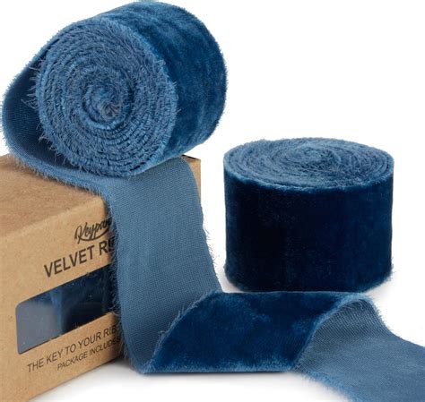 Amazon Keypan Blue Velvet Ribbon For Gift Wrapping Inch