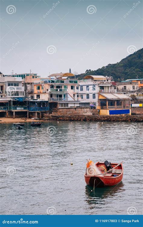 Lamma Island Seaside Village In Hong Kong Stock Image Image Of Ocean