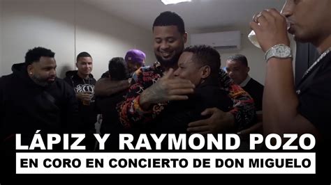 LÁPIZ CONCIENTE y SUJETO en CORO con RAYMON Y MIGUEL en el CONCIERTO DE