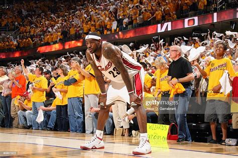 Fans Stand And Cheer On As Lebron James Of The Cleveland Cavaliers News Photo Getty Images