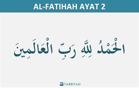 Surat Al Fatihah Ayat