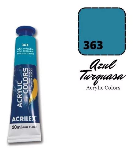 Tinta Acrylic Colors Acrilex Ml Azul Turquesa Parcelamento Sem