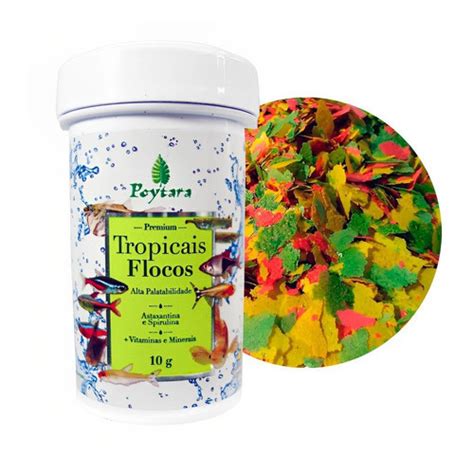 Ra O Poytara Tropicais Flocos G Shopee Brasil