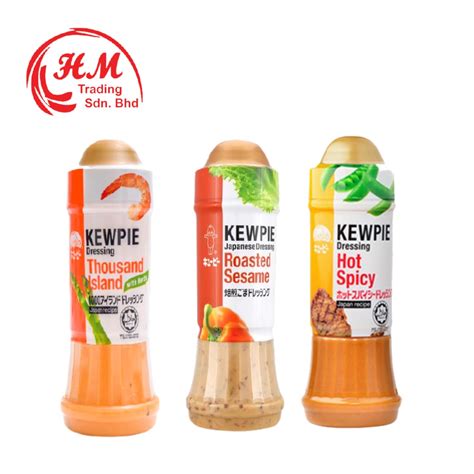 Kewpie Healthy Dressing Thousand Island Roasted Sesame Hot Spicy