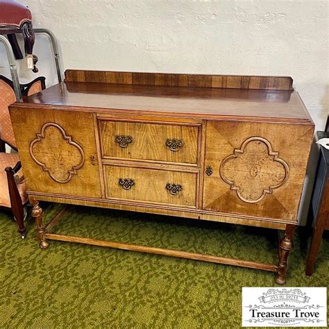 Antique Queen Anne Style Walnut Sideboard Treasure Trove Antiques